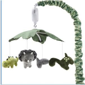 The Peanutshell Dino Crib Mobile for Babies Musical 12 Lullabies,